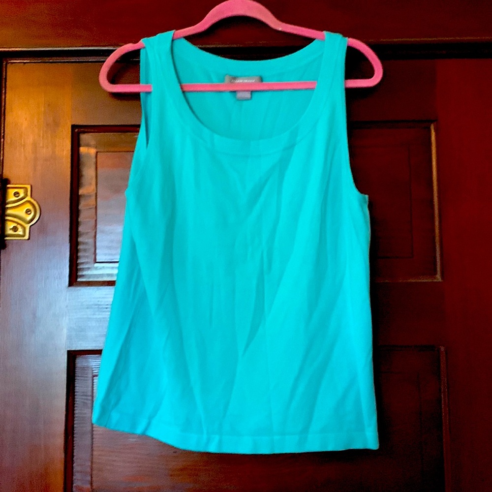 Ellen Tracy mint green sleeveless tank top size XL.